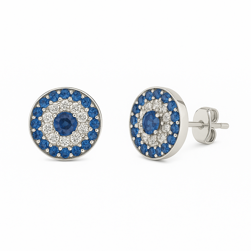 Evil eye studs