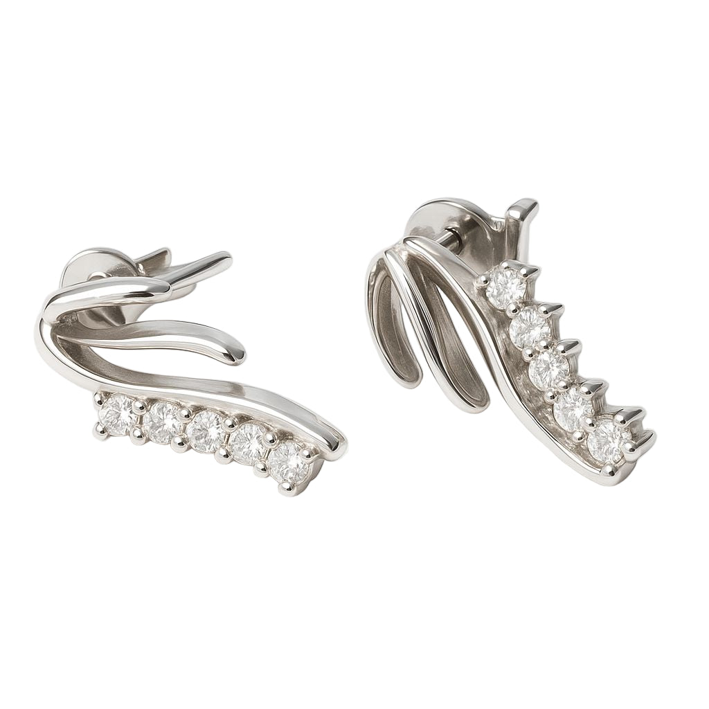 beautiful silver studs