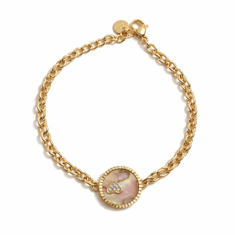 Elegant Solitaire Bangle – Stainless Steel