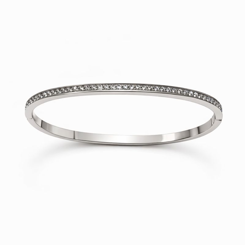 Slim Crystal Bangle