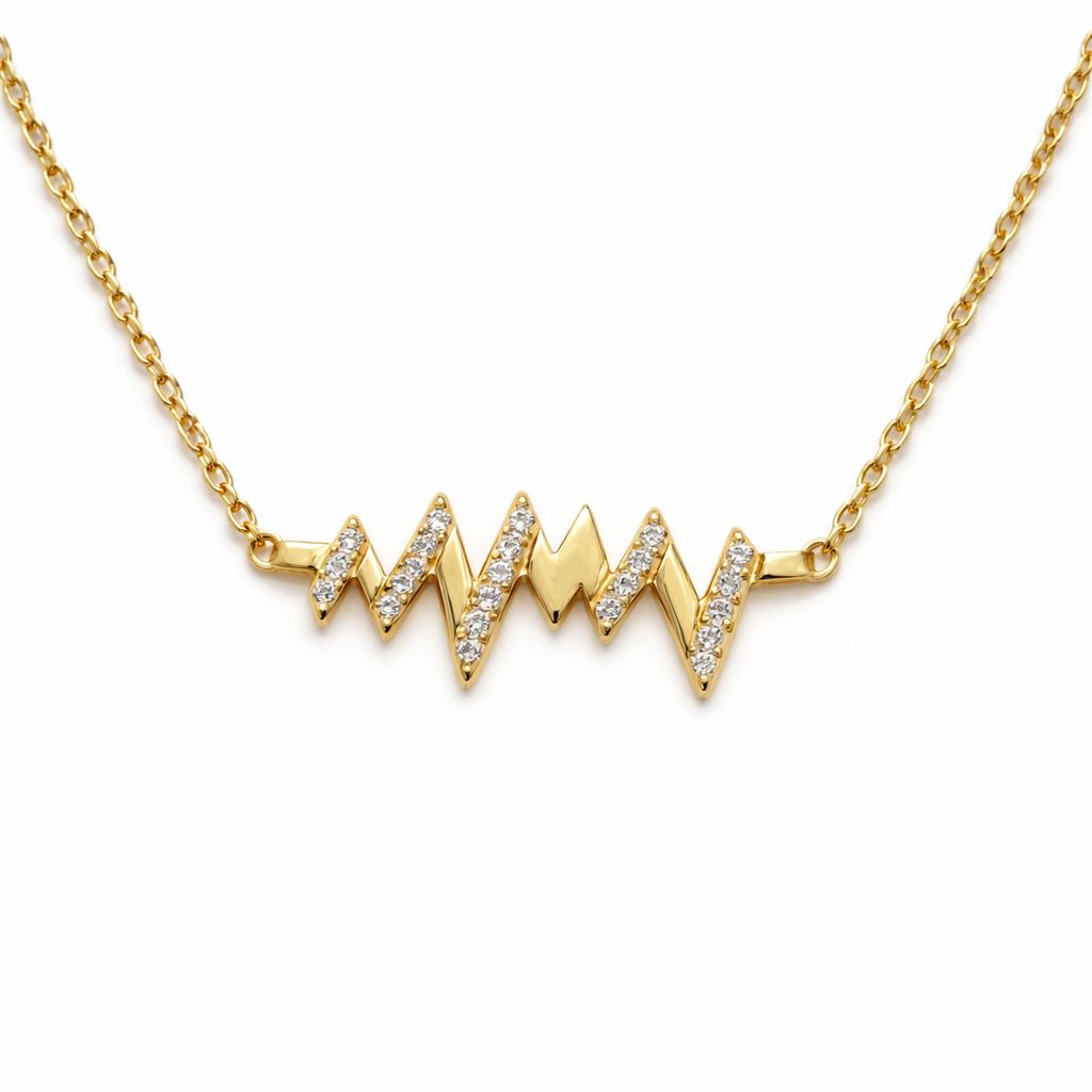 Zigzag Necklace – Sterling Silver