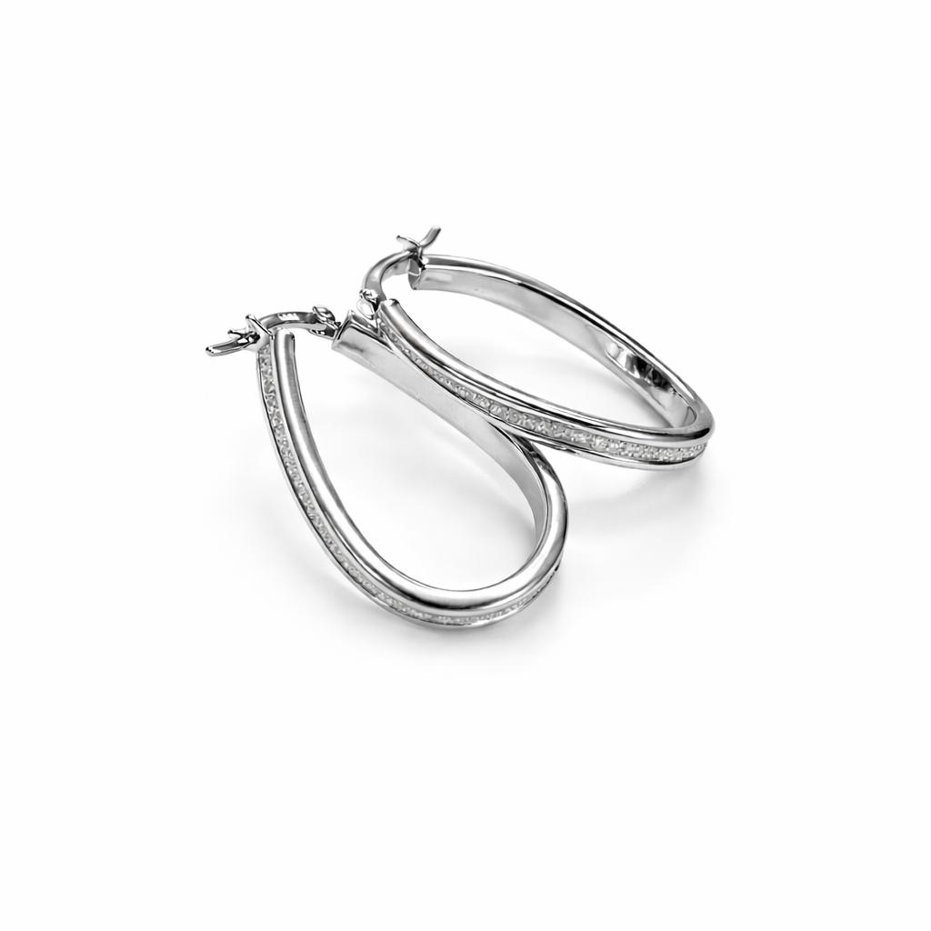 boucles d'oreilles classiques en perles d'eau douce