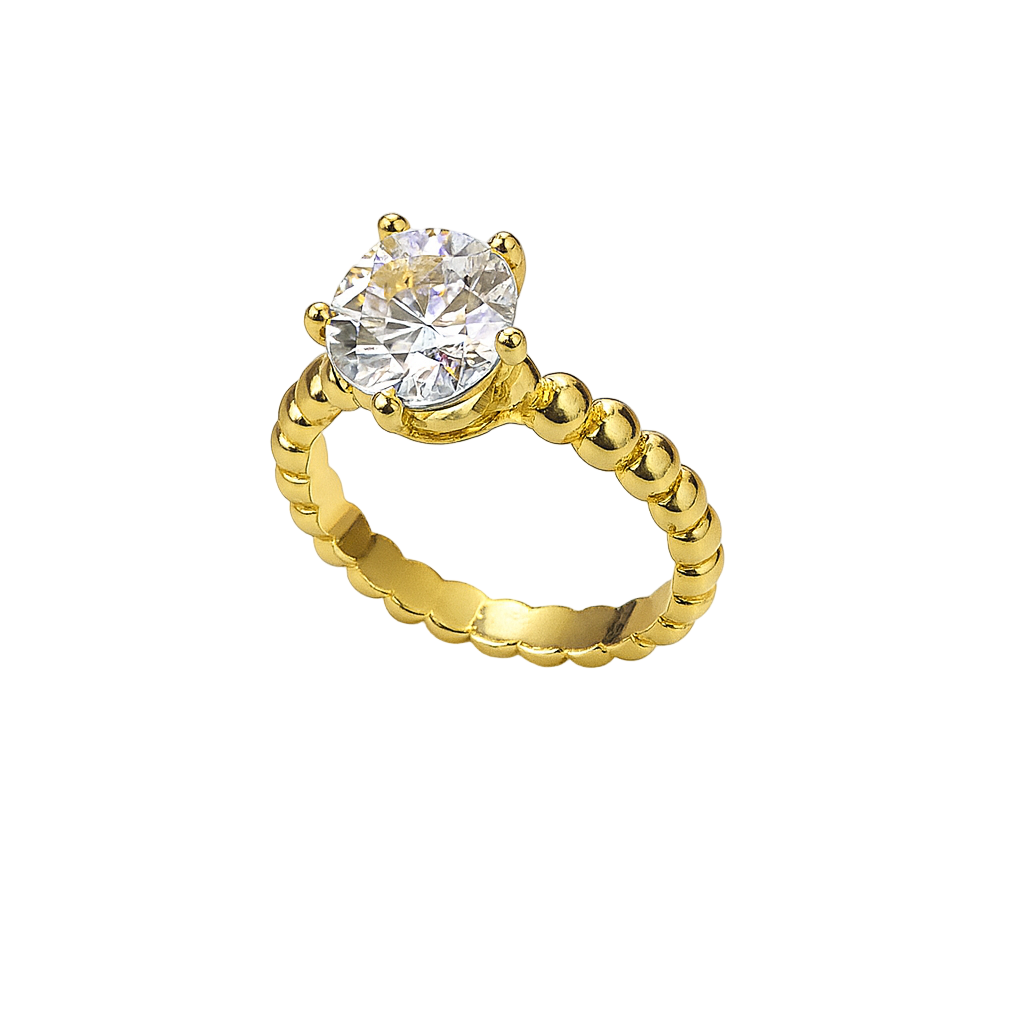 Classic bead band ring