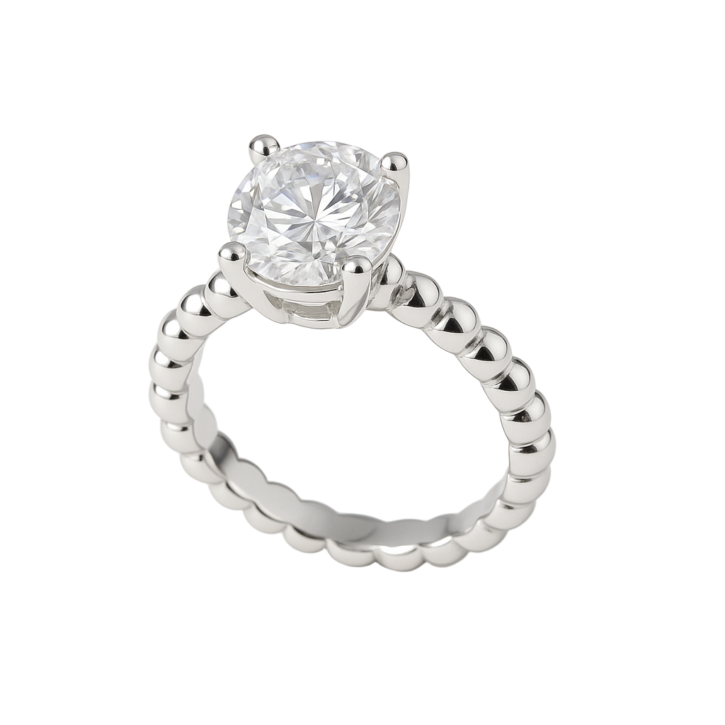 Classic bead band ring