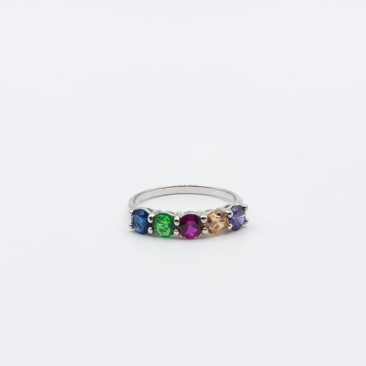 ELIZA - sterling silver multicolour ring