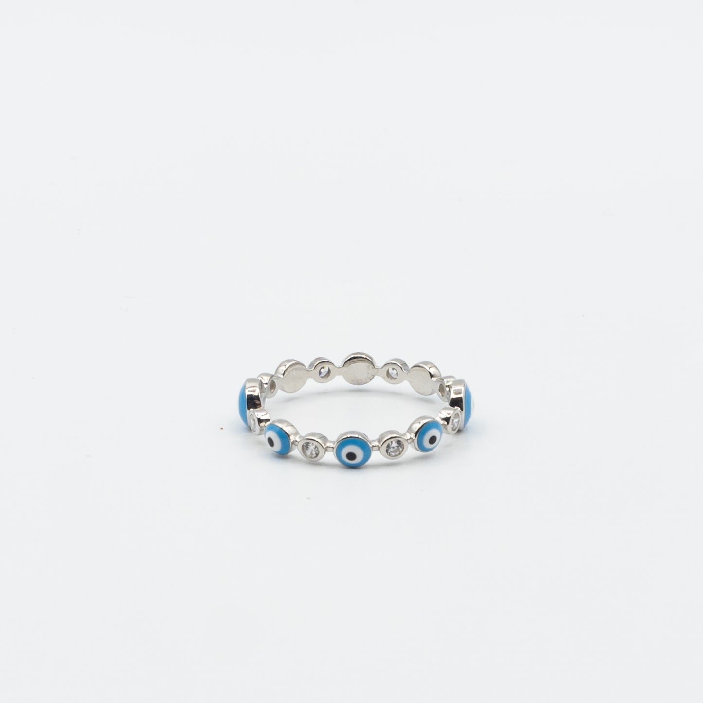 CLARA - sterling silver Eye ring