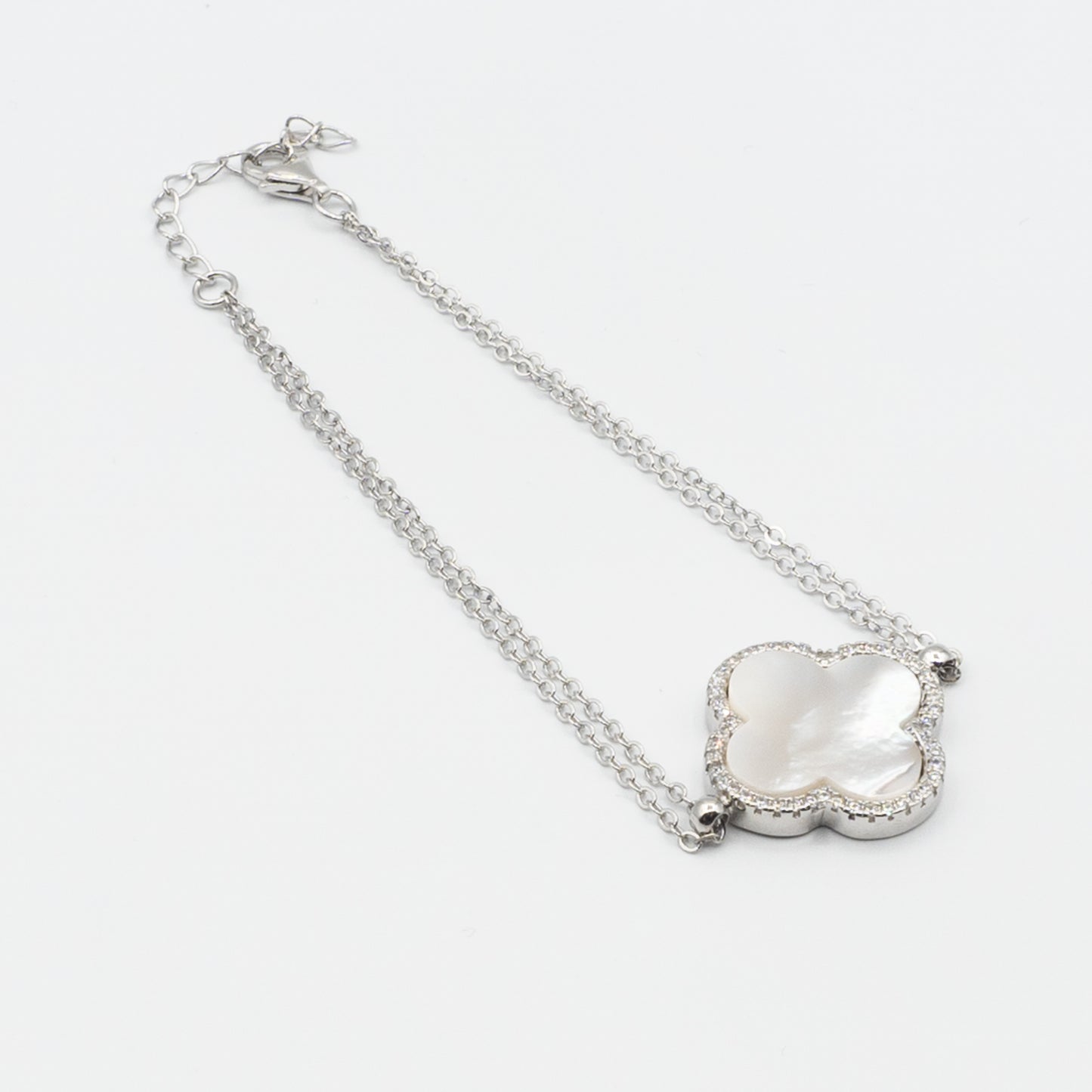 ISABELLA- sterling silver bracelet with Mother of Pearl