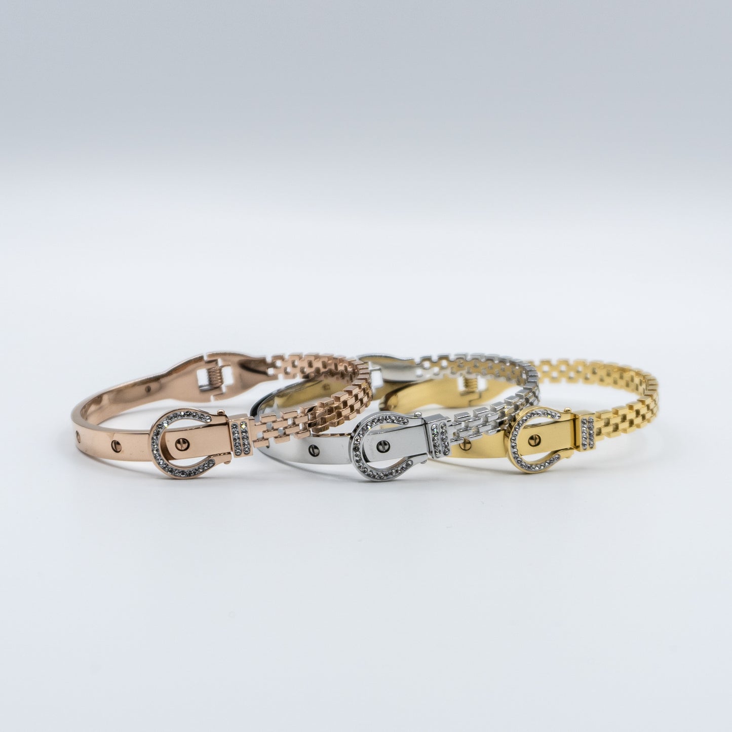 SUTTON -stainless steel belt bracelet