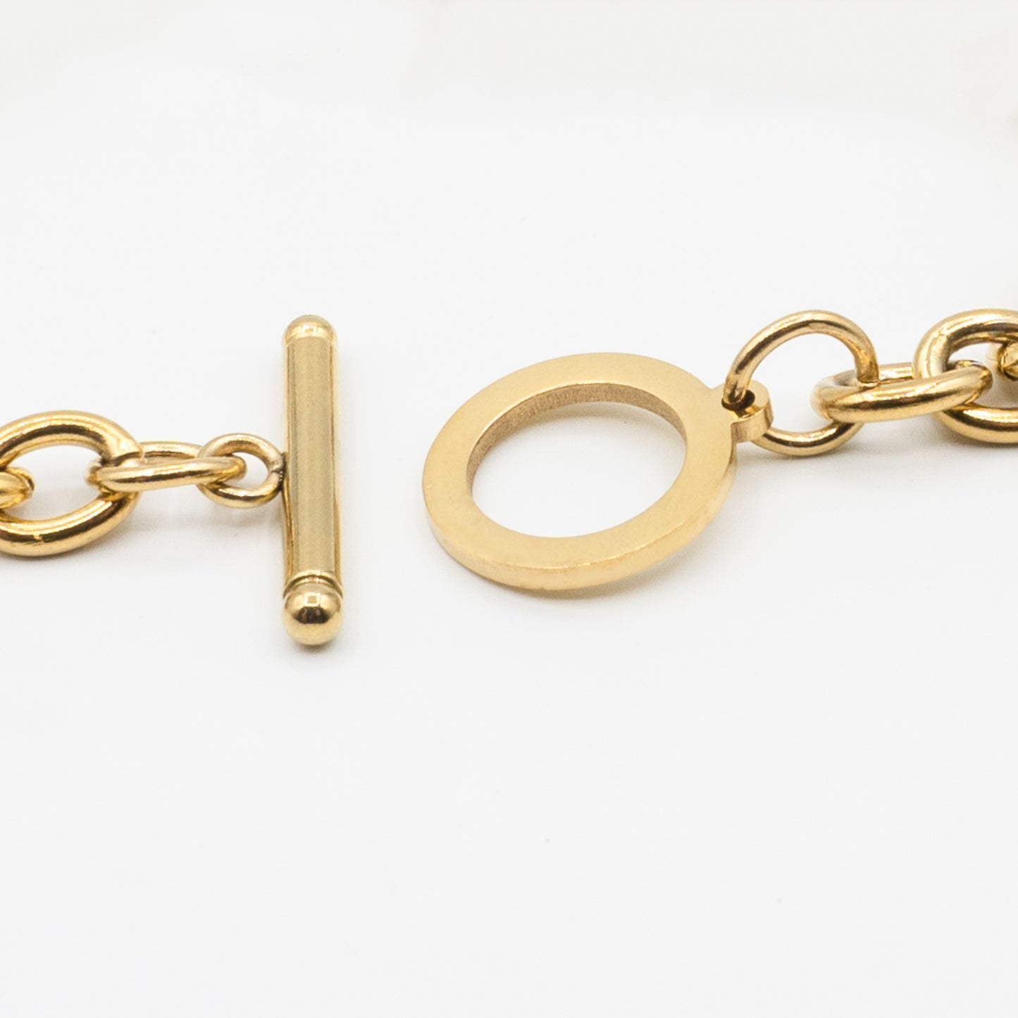 LUCY - stainless steel heart link bracelet
