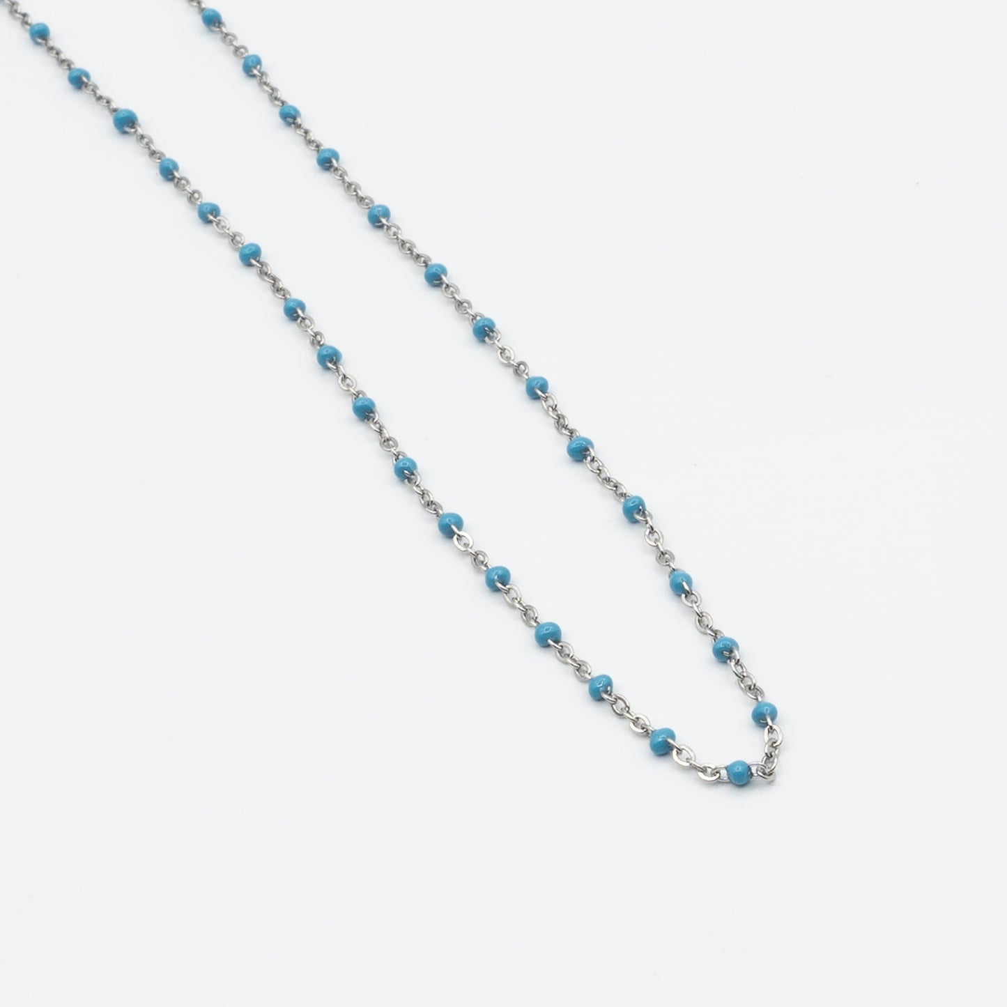 stainless steel with Turquoise