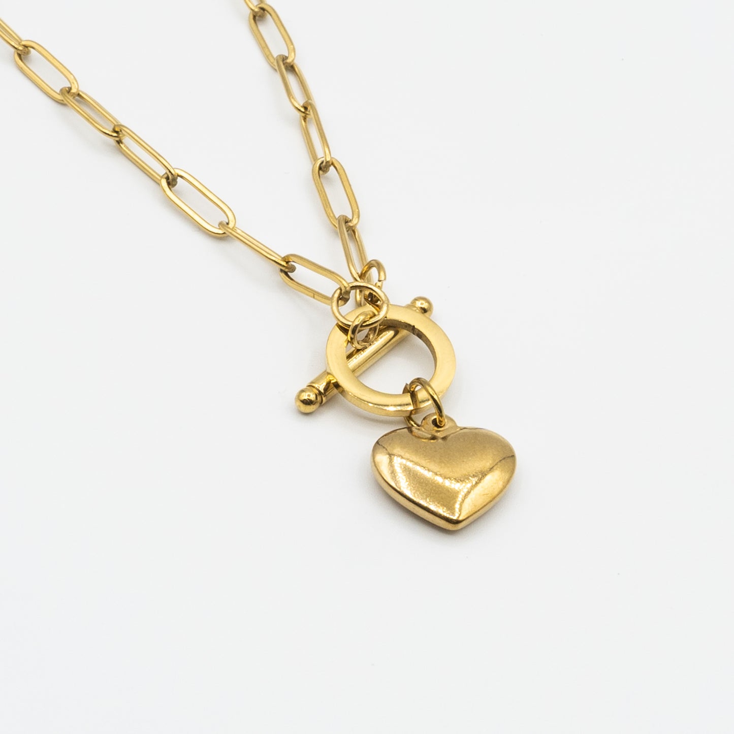 stainless steel link necklace