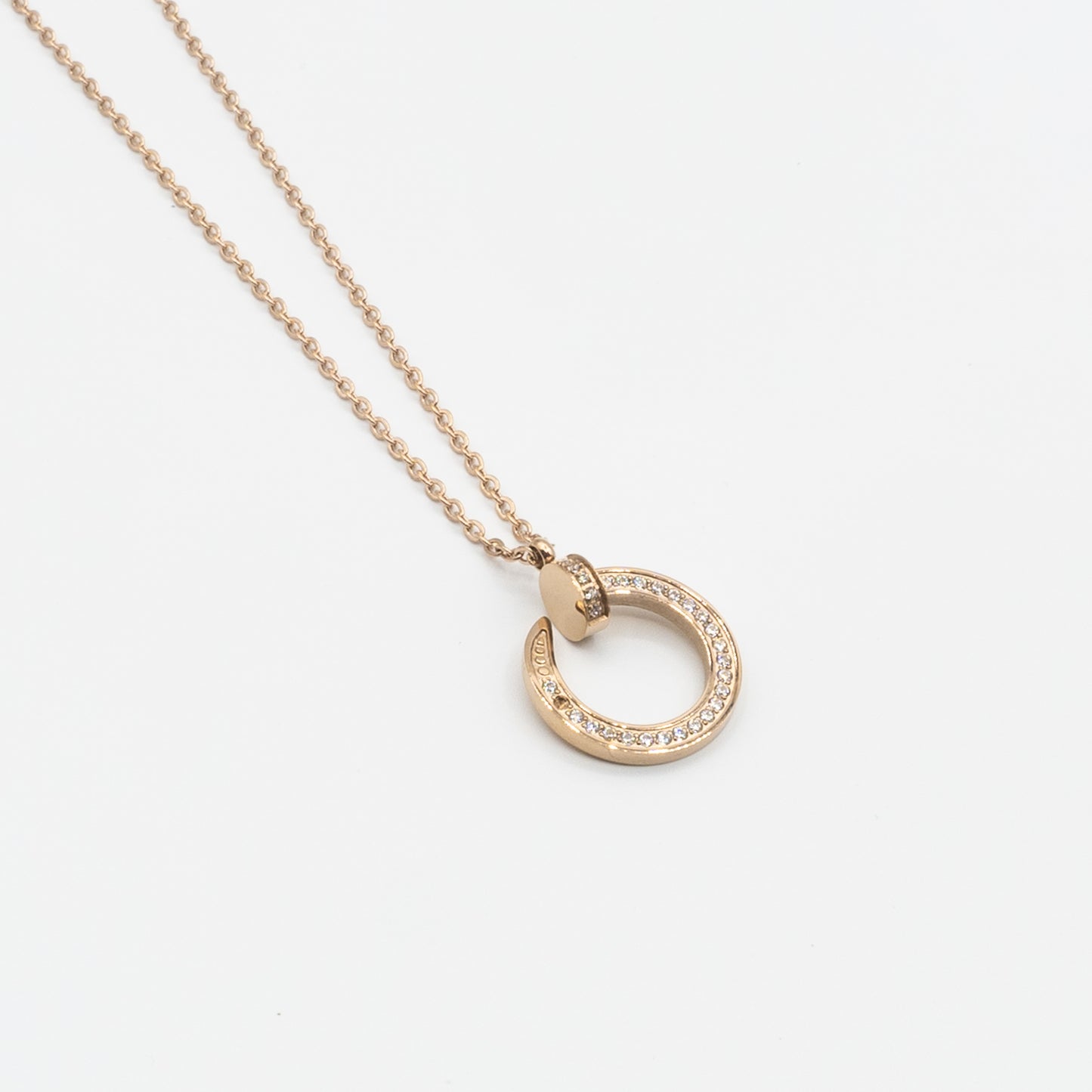 IRIS - stainless steel necklace with nail