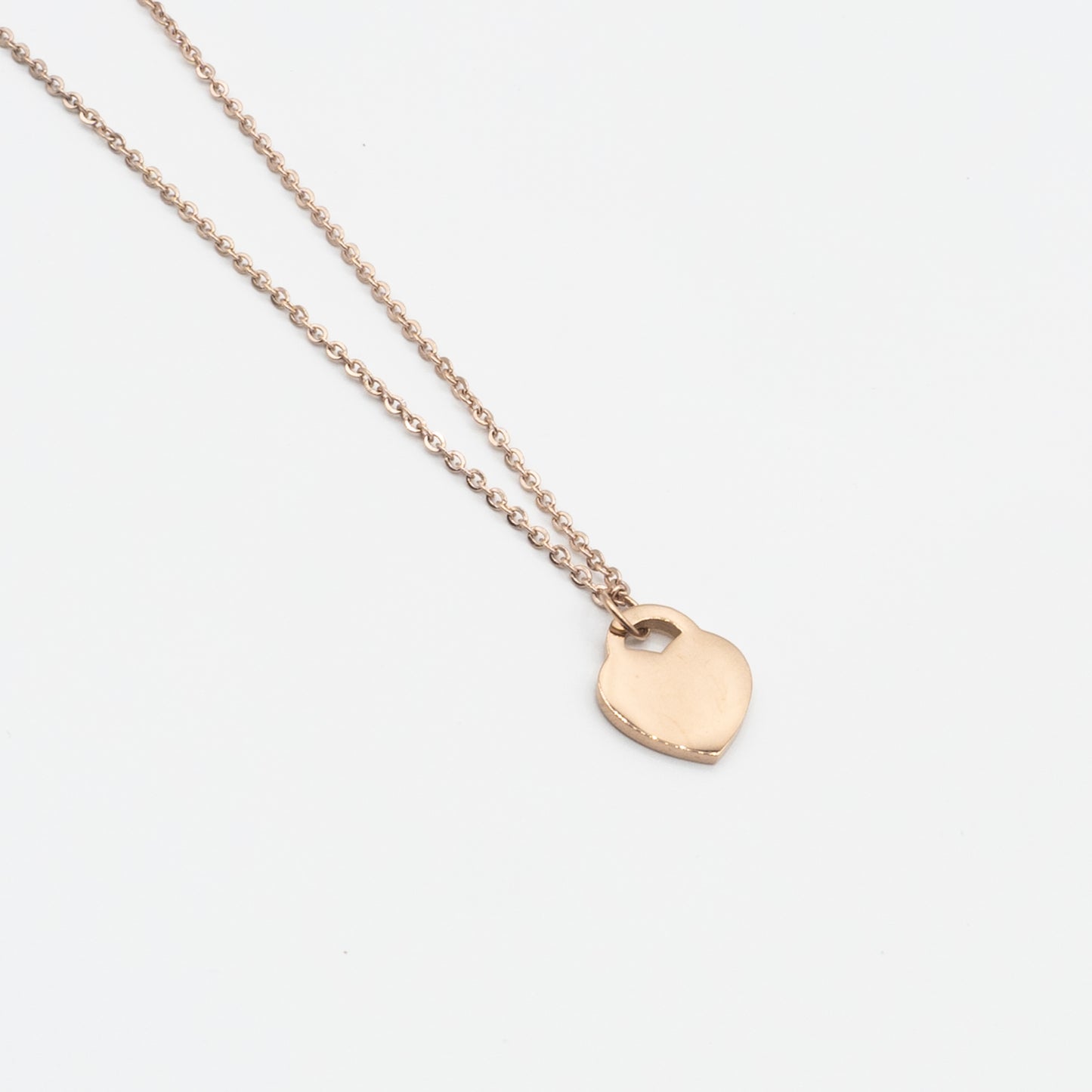 SAM - stainless steel heart necklace