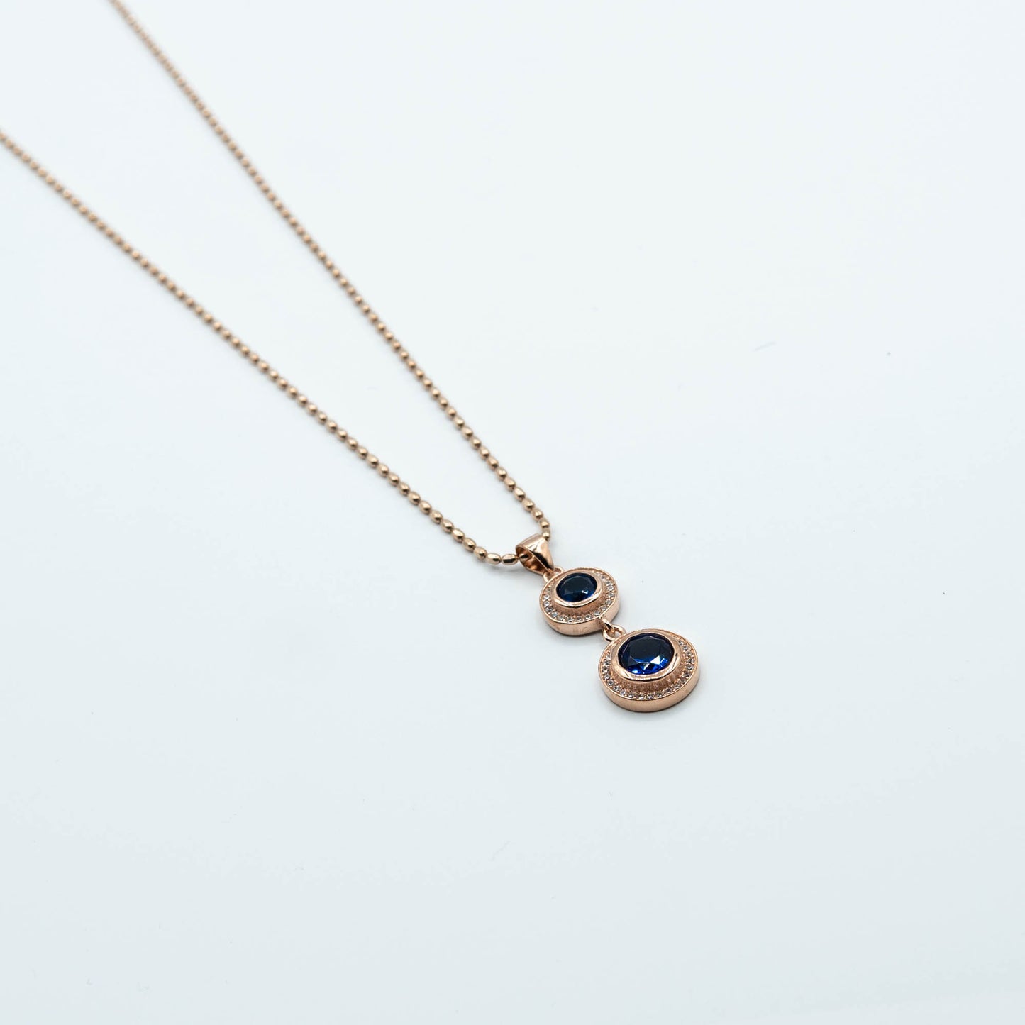 DK-925-442 Rose gold Adjustable necklace