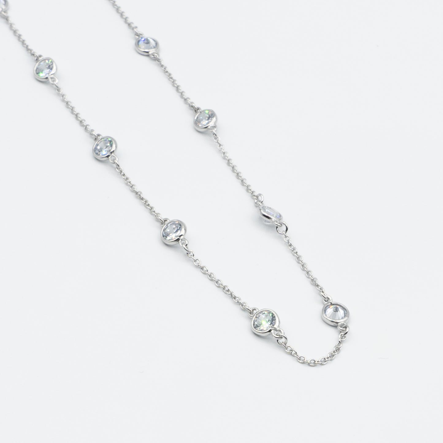 LISA - sterling silver "diamond by the yard "
