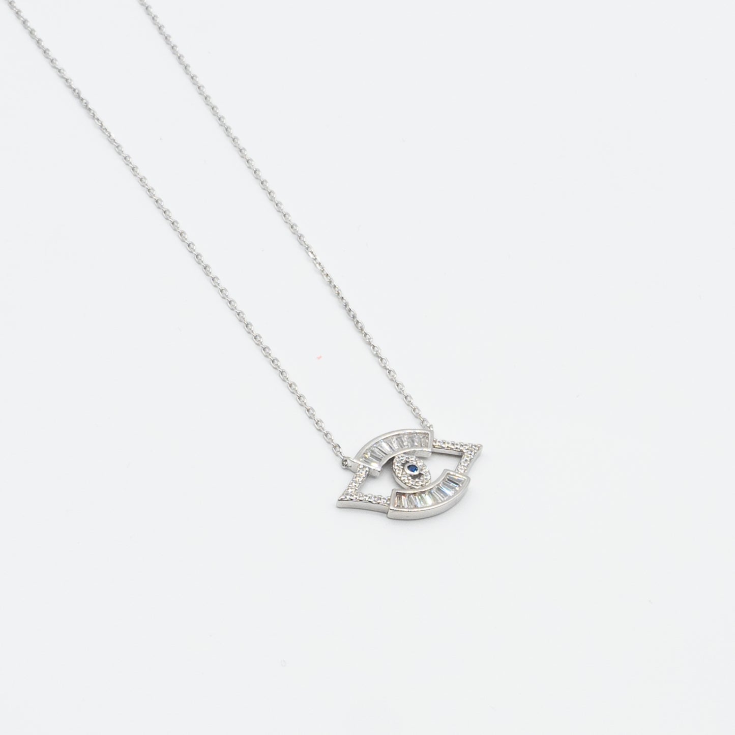 VALERIA - sterling silver eye necklace