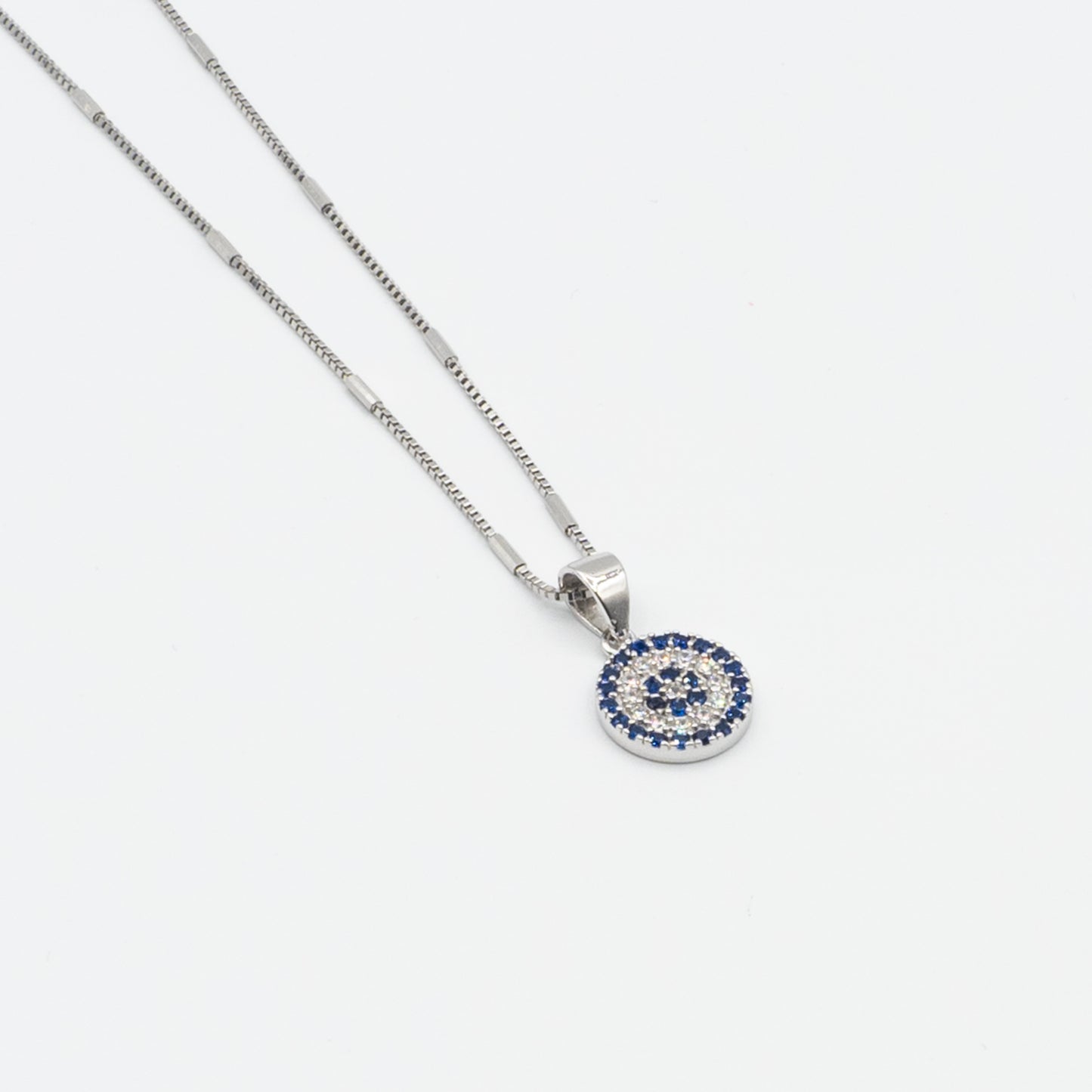 LORI sterling silver eye necklace