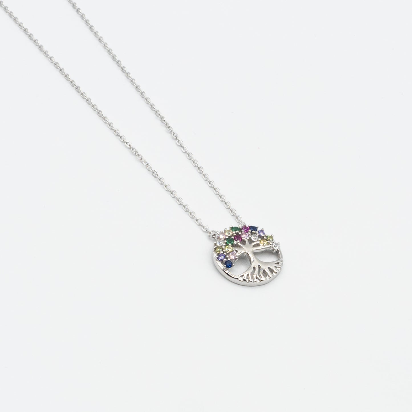 OCKLEE - sterling silver tree of life necklace