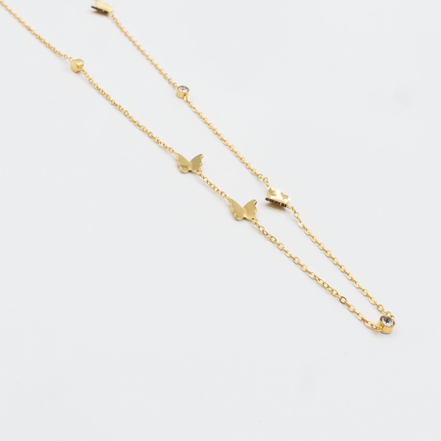 VALERIE stainless steel butterfly necklace