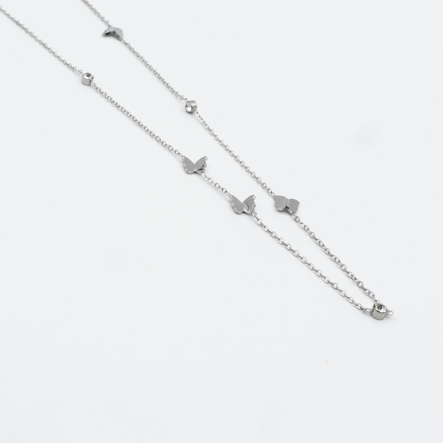 VALERIE stainless steel butterfly necklace