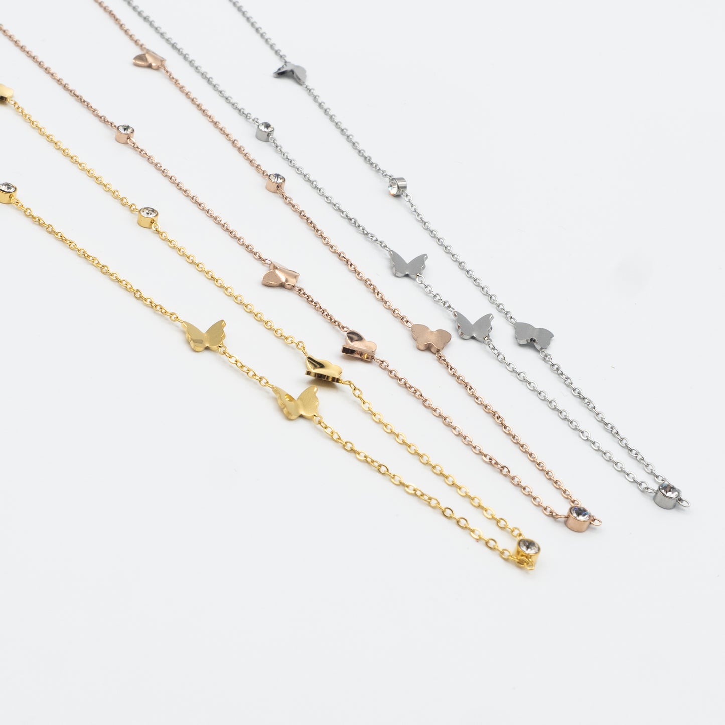 VALERIE stainless steel butterfly necklace