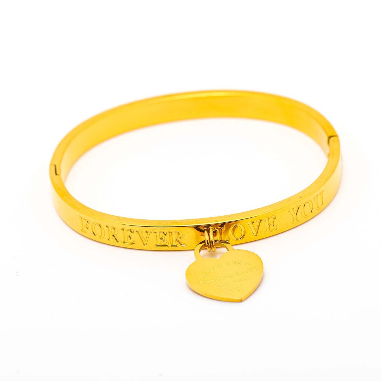 stainless steel "FOREVER LOVE YOU"