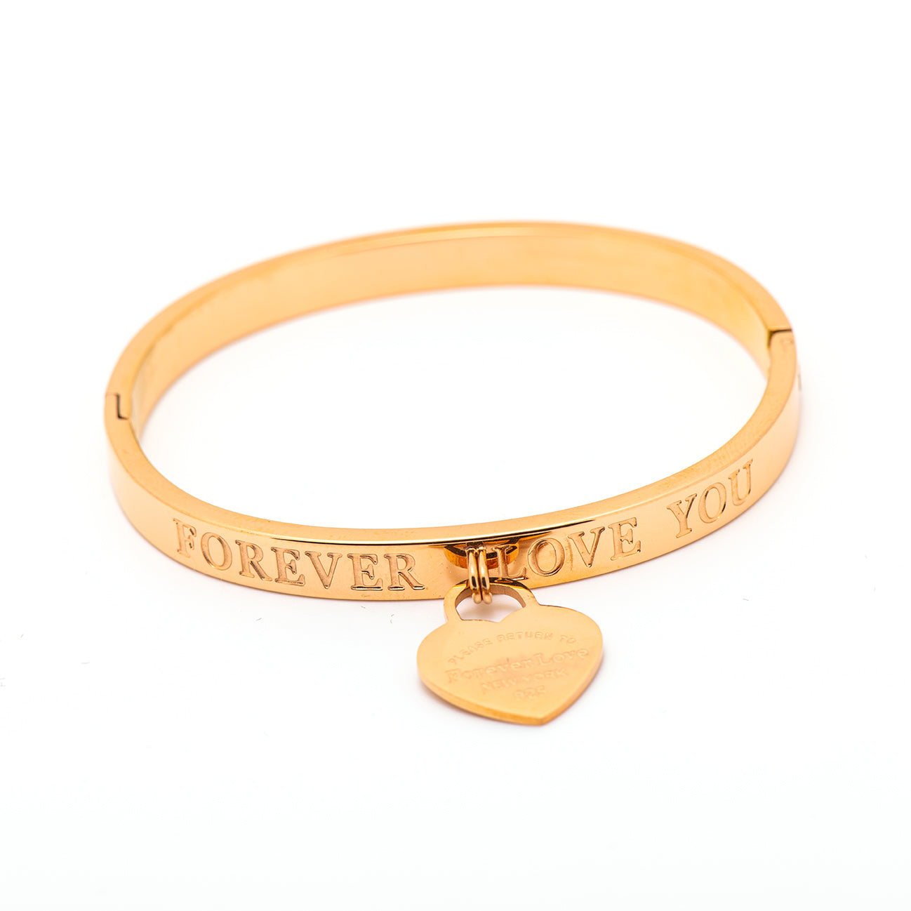 stainless steel "FOREVER LOVE YOU"