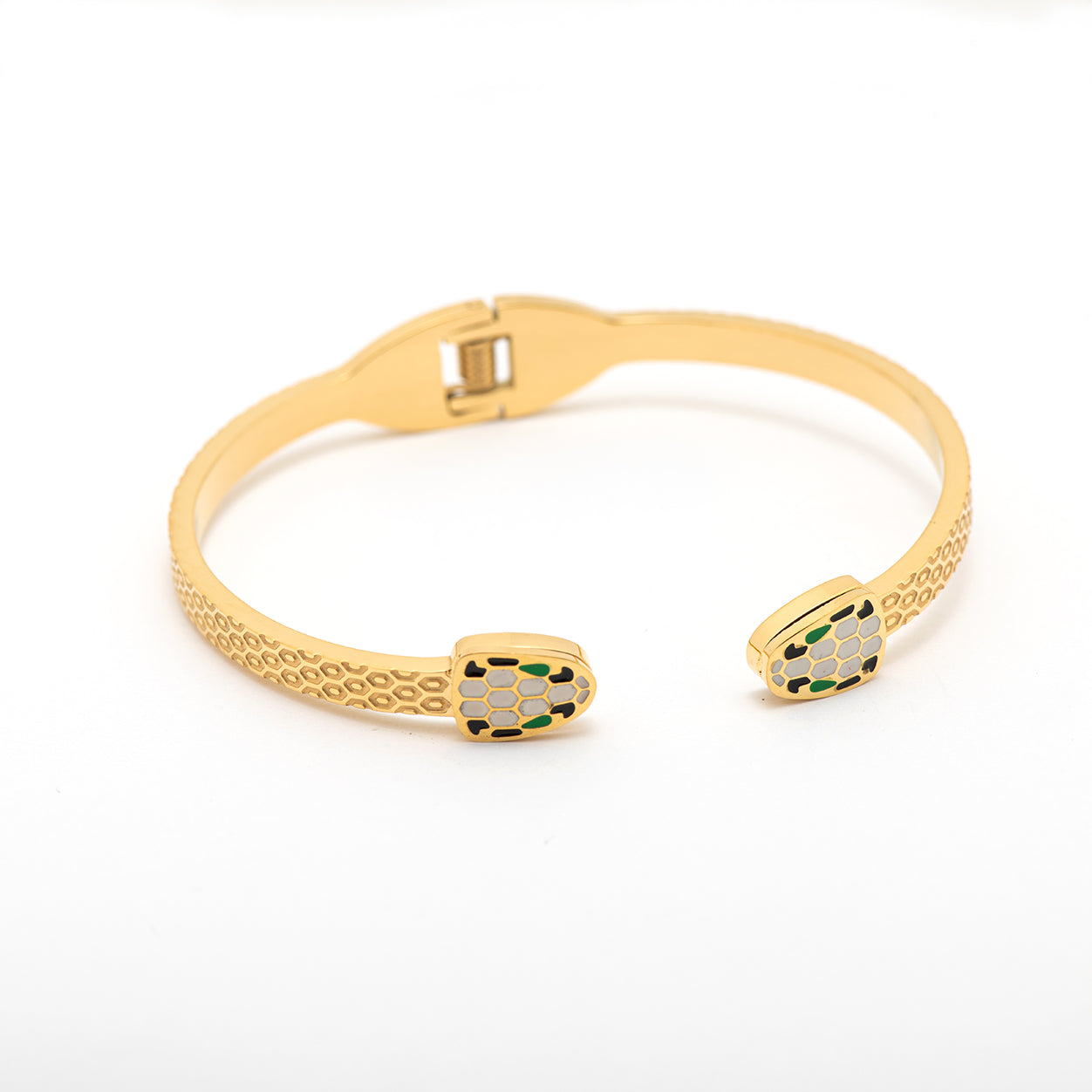 stainless steel snake bangle