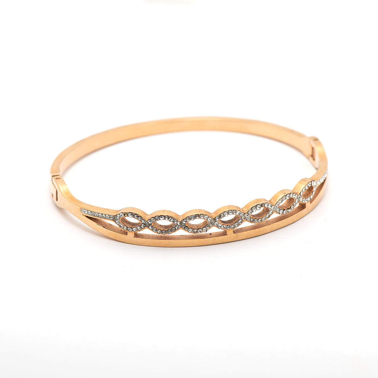 stainless steel bangle.