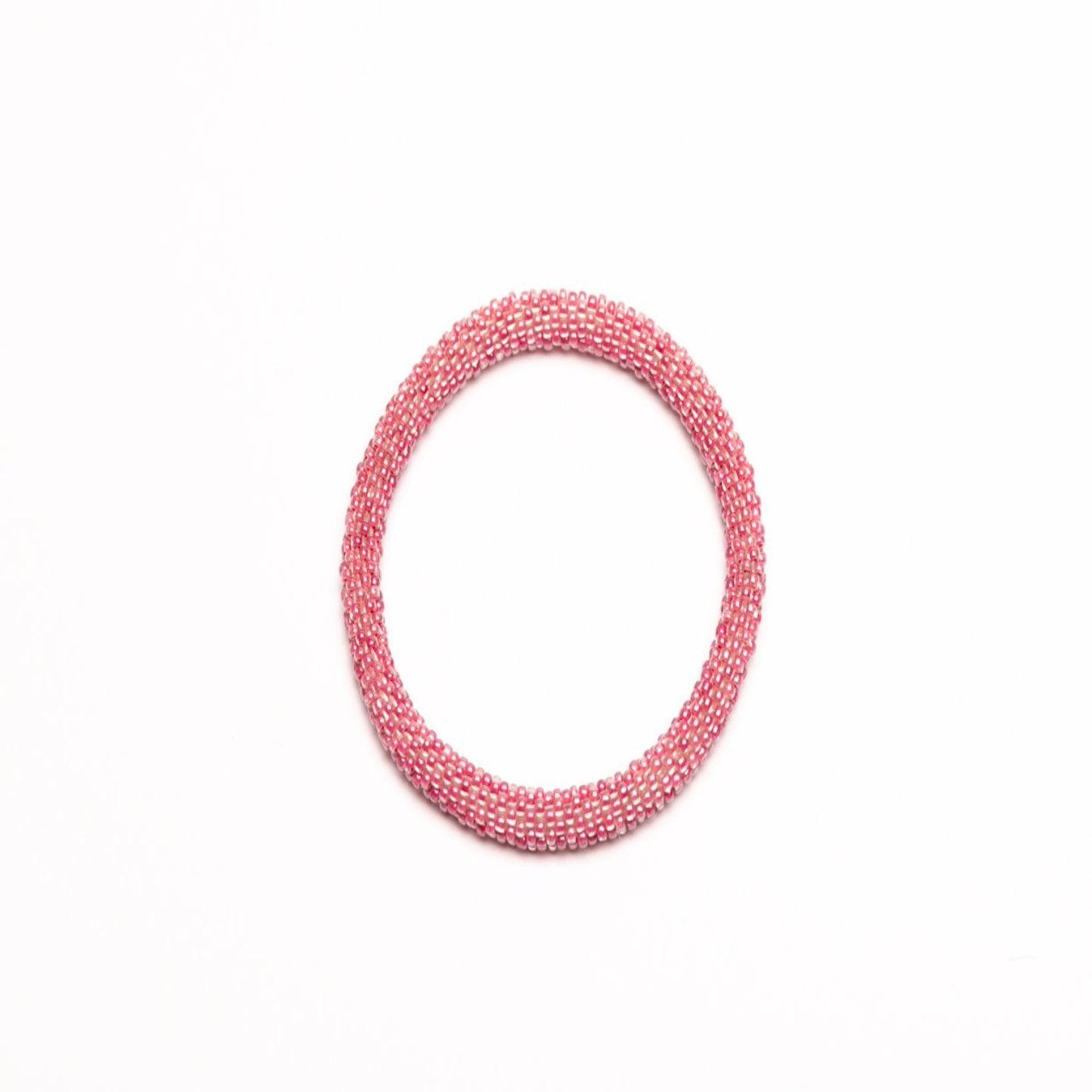 Indian beads bracelet (pink)