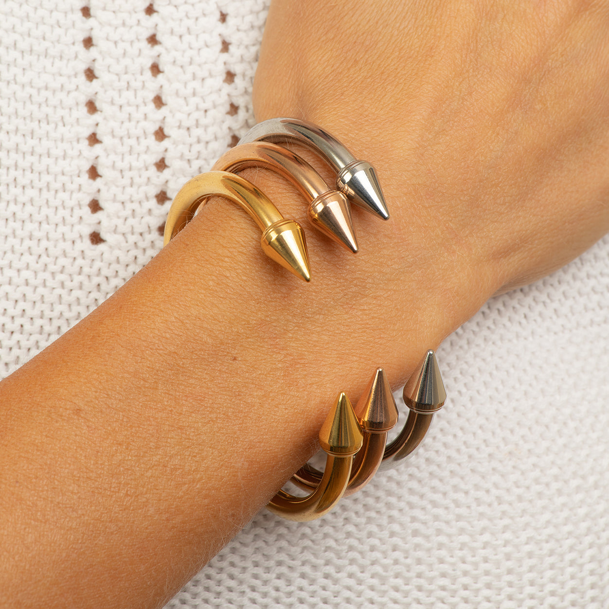 stainless steel nail bangle