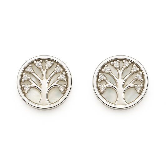 Tree of Life Stud Earrings