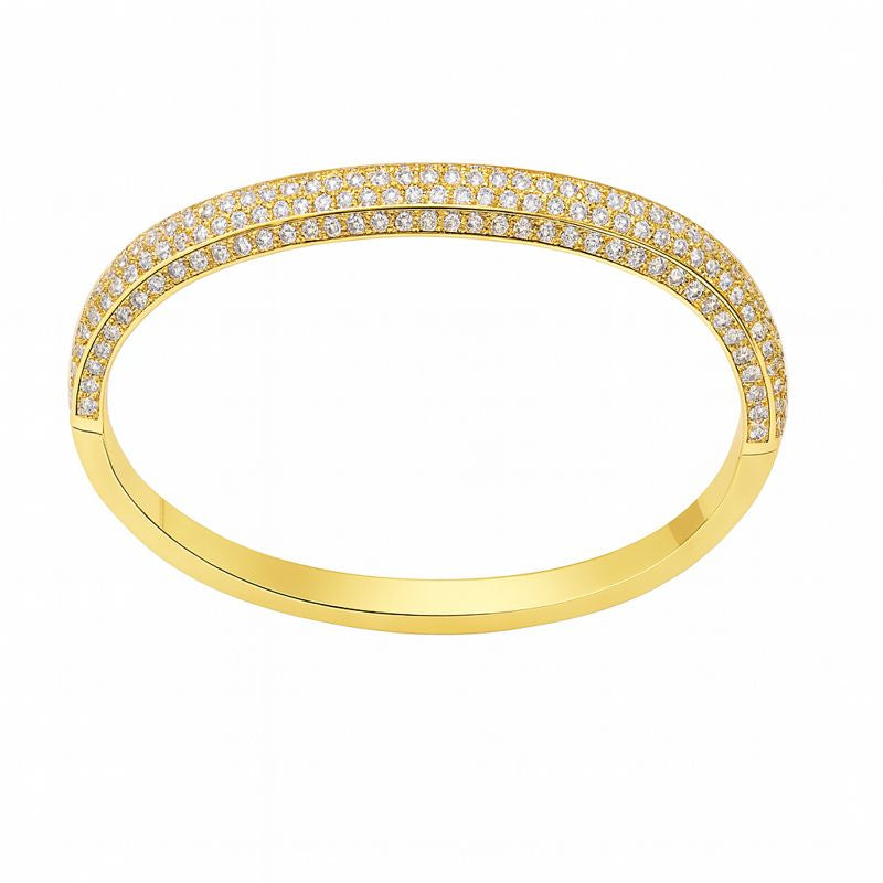 Elegant stainless steel bangle