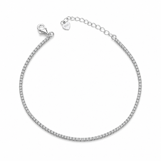 Sterling Silver CZ Tennis Bracelet