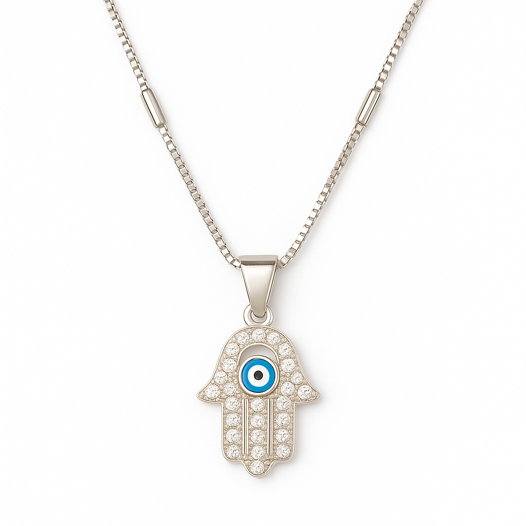 Hamsa necklace