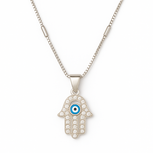 Hamsa necklace