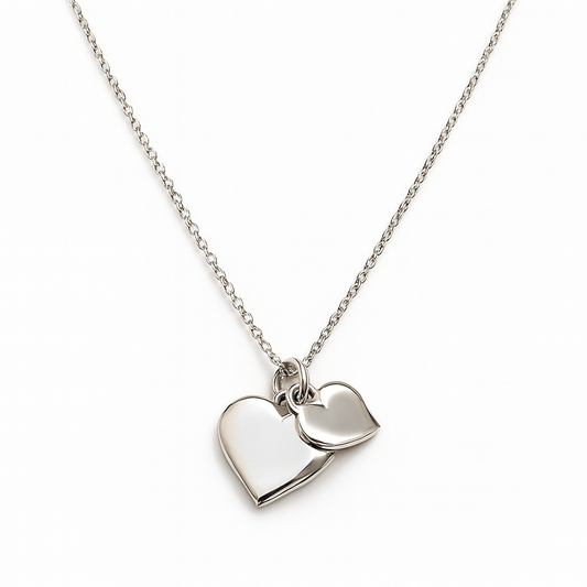 Twin Hearts Necklace