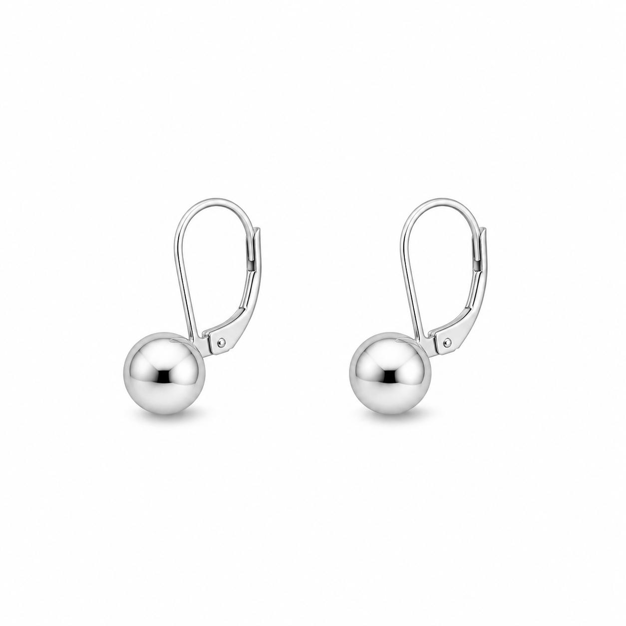 boucles d'oreilles classiques en perles d'eau douce 