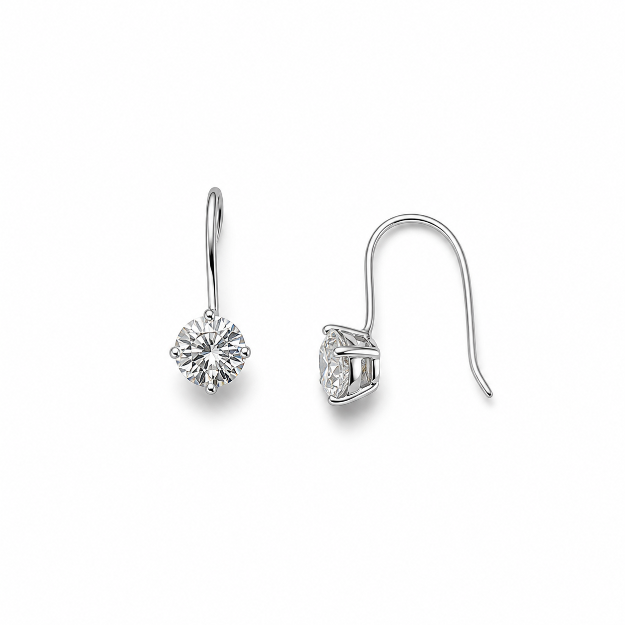 boucles d'oreilles classiques en perles d'eau douce 