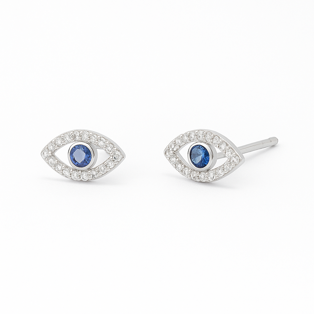 Evil eye studs