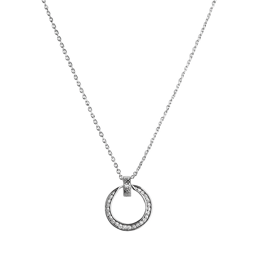 Stainless steel nail necklace