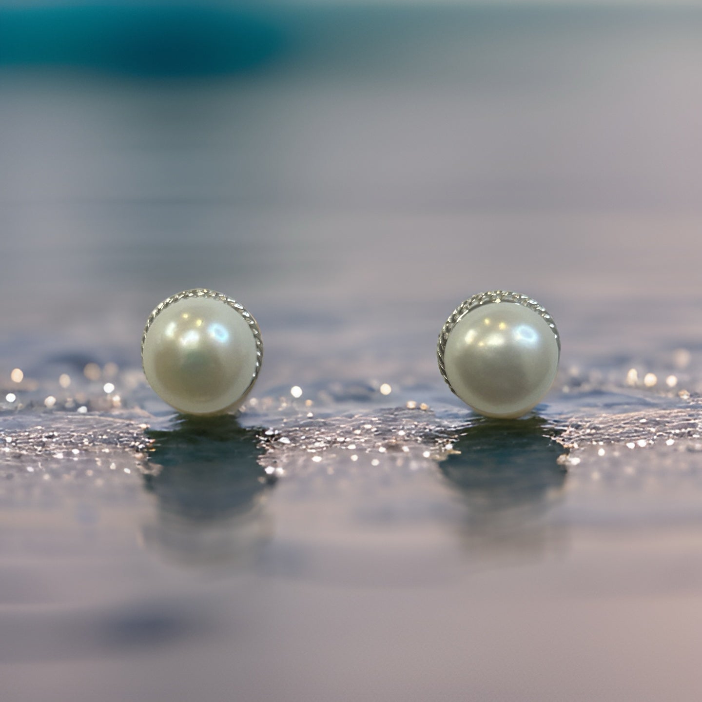 DK-925-057 fresh water pearl studs