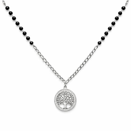 Tree of Life Pendant Necklace – Stainless Steel