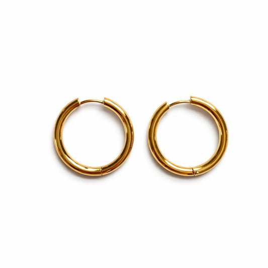 Gold Classic Hoop Earrings