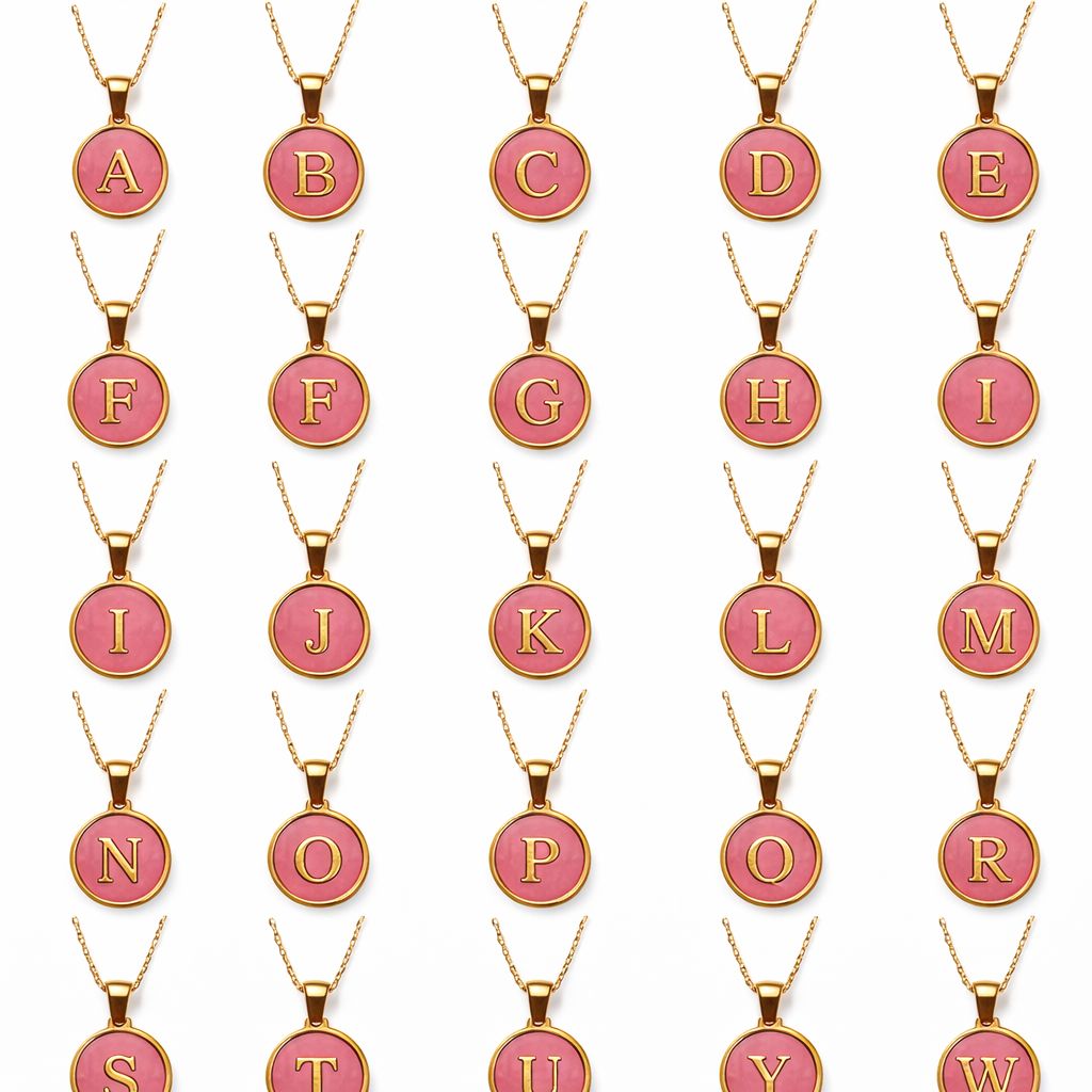 Initial Necklace –Stainless Steel