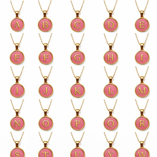 Initial Necklace –Stainless Steel