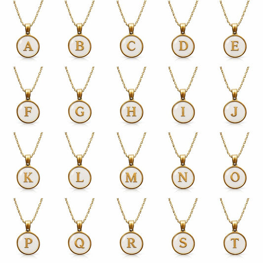 Initial Necklace –Stainless Steel