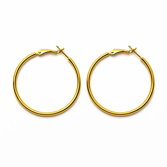 Classic Gold Hoop Earrings