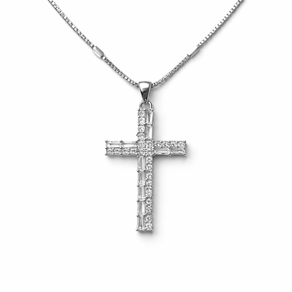 Cross Necklace – Sterling Silver