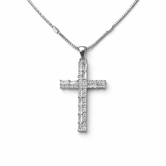 Cross Necklace – Sterling Silver